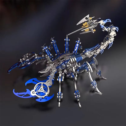 3D Scorpions Metal Puzzle Steampunk Mechanical Insect Model Kit Floatingcity Steel Warcraft Assemble Jhandmade Toy for Adults