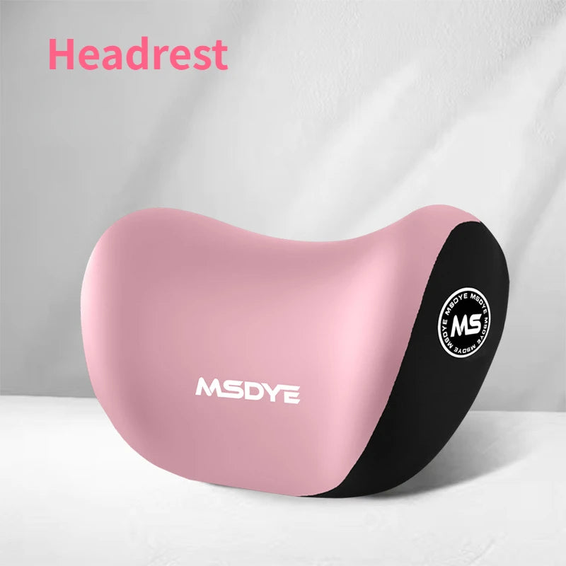 Car Headrest/Lumbar Support Car Neck Pillow Waist Cushion Driver Seat Backrest Car Cushion Driving Lumbar Support Waist Support