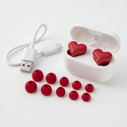 New Arrived Bluetooth Wireless Headphones Heart Shaped Earphones Woman Music Sport Earphone High Quality Heart Earbuds Girl Gift