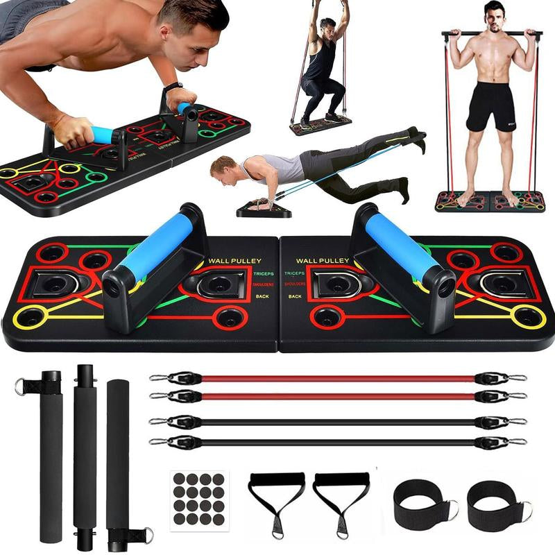 Multifunctional Push up Trainer Board - Enhance Chest Muscle Strength, Boost Home & Gym Workout Efficiency, Ergonomic Design for Comfortable Exercise