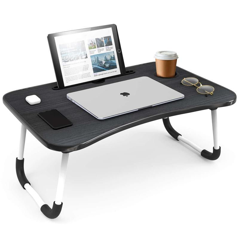 Nestl Lap Desk for Laptop - Foldable Laptop Desk for Bed and Couch, Portable and Lightweight Lap Desk for Bed Breakfast, Working, Reading, and Writing