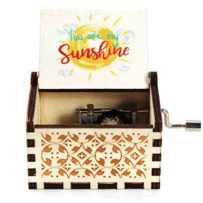 21 Music Boxes Pink White Blue Black Wood You Are My Sunshine Godfather Music Box Music Theme Birthday Gift