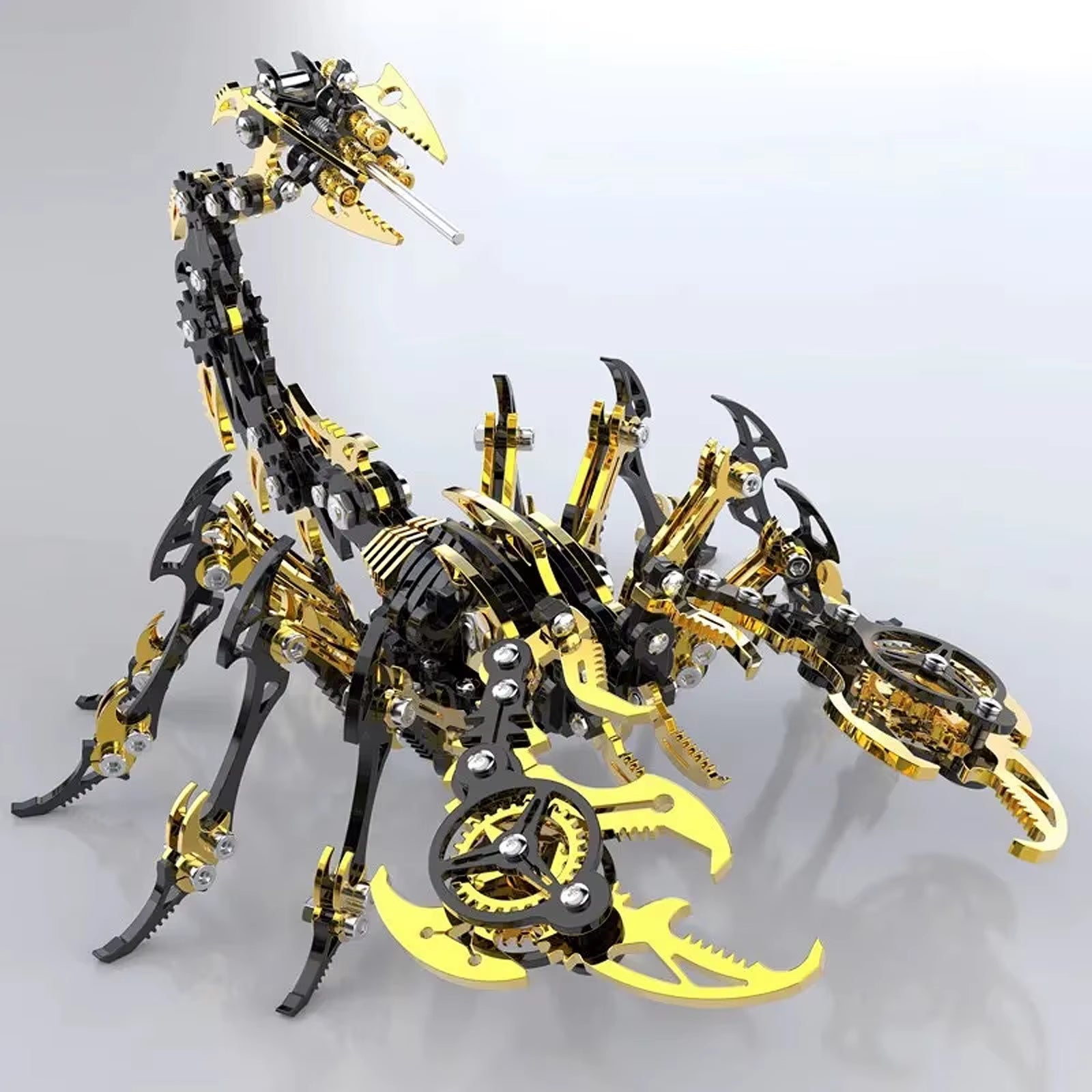 3D Scorpions Metal Puzzle Steampunk Mechanical Insect Model Kit Floatingcity Steel Warcraft Assemble Jhandmade Toy for Adults