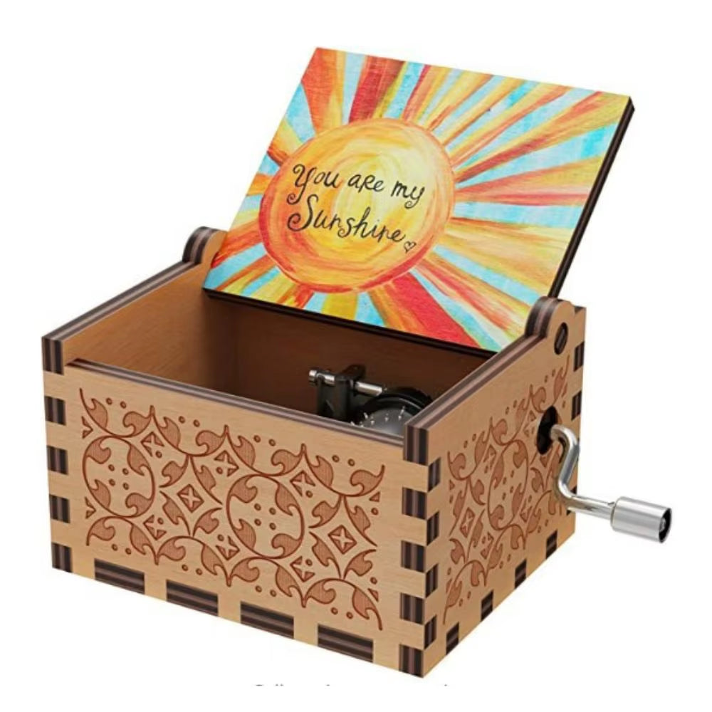 21 Music Boxes Pink White Blue Black Wood You Are My Sunshine Godfather Music Box Music Theme Birthday Gift