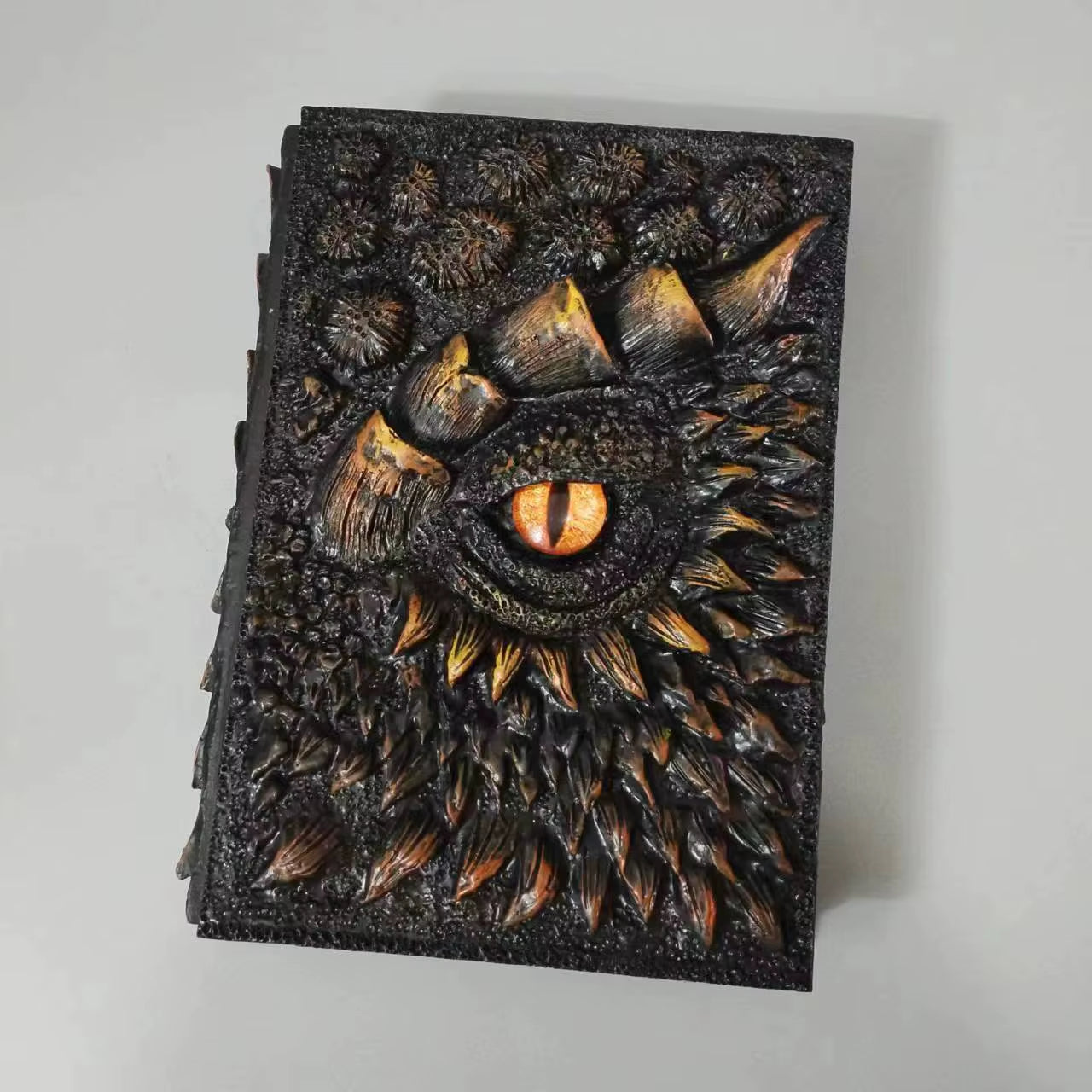 Fashion Vintage Dragon Embossed Resin Cover Travel Diary Notebook Travel Journal A5-Note Book Art 3D Relief Diary Book 1Pcs