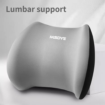 Car Headrest/Lumbar Support Car Neck Pillow Waist Cushion Driver Seat Backrest Car Cushion Driving Lumbar Support Waist Support