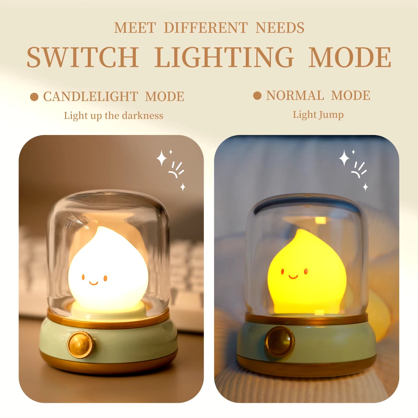 Mini Desktop LED Cute Night Lamp Creative USB Rechargeable Portable Cartoon Table Lamp for Coffee Bar Home Decor Hotel Bedroom