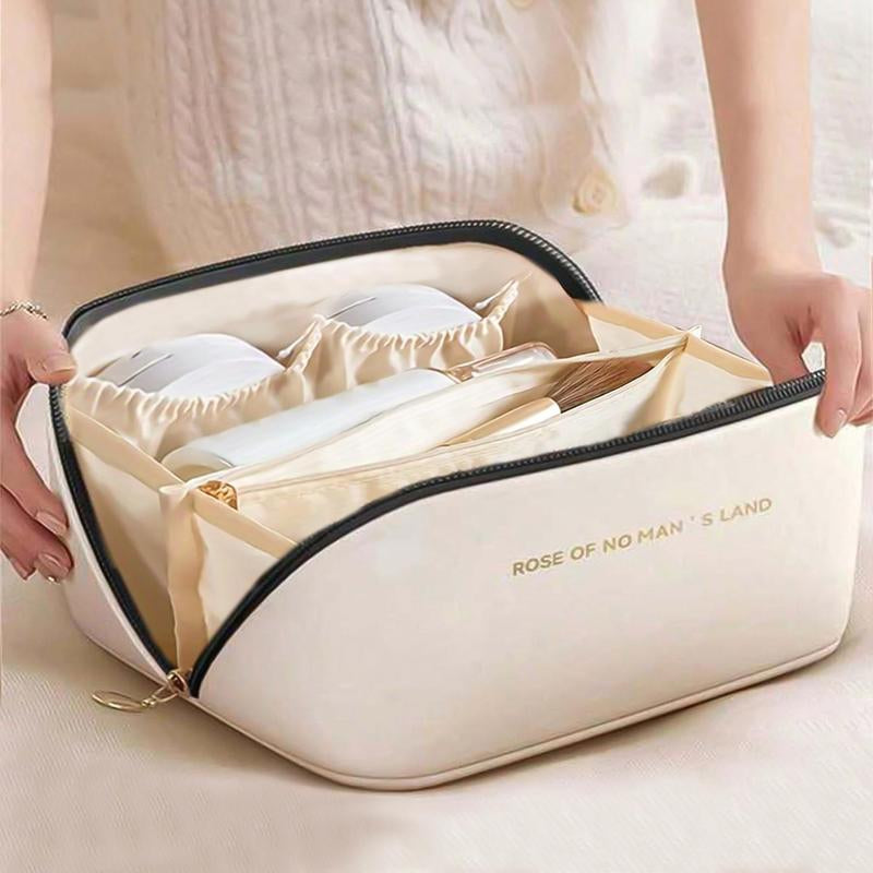 Large Capacity Travel Cosmetic Bag, Portable Women'S Cosmetic Bag, Multi-Functional Bath Storage Bag, Cruise Dormitory Essentials, Valentine'S Day Gift for Women