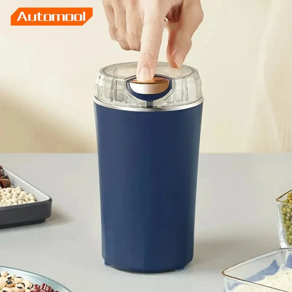 Small Electric Grinding Machine Grain Grinder Coffee Grinder Stainless Steel Nuts Beans Grains Mill Herbs for Kitchen